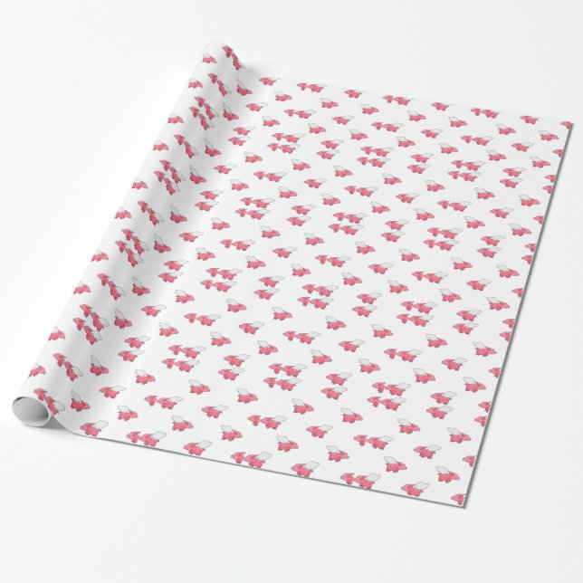 Papier Cadeau Porcs de vol (Déroulé)