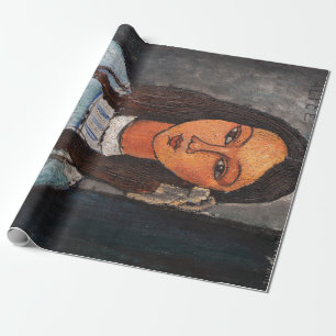 Papier Cadeau Portrait d'Alice, Modigliani