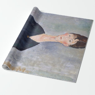 Papier Cadeau Portrait de Cafe Singer, Modigliani
