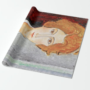 Papier Cadeau Portrait de femme, Modigliani