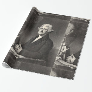 Papier Cadeau Portrait de Thomas Jefferson
