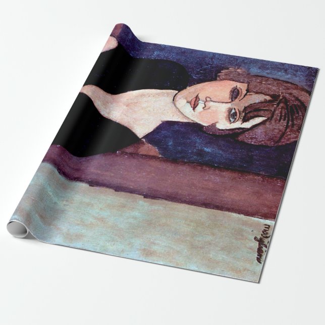 Papier Cadeau Portrait de Woman (Déroulé)