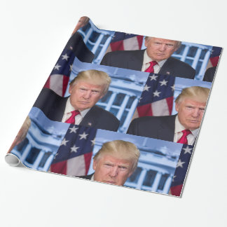Papier Cadeau Portrait officiel de Donald Trump