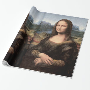 Papier Cadeau Portrait/peinture de Mona Lisa