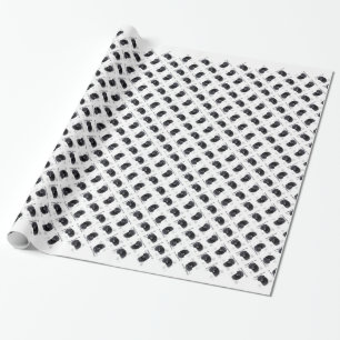 Papier Cadeau Portugais de l'histoire des chiens d'eau Design