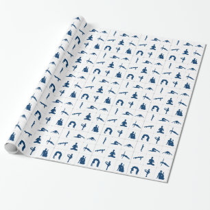 Papier Cadeau Poses de yoga