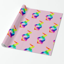 Papier Cadeau Position colorée du yoga