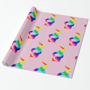 Papier Cadeau Position colorée du yoga