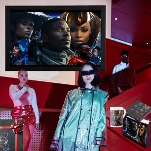 Papier Cadeau Poster Black Future