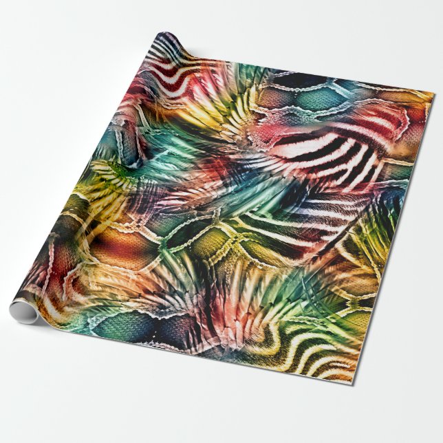 Papier Cadeau Poster de animal (Déroulé)