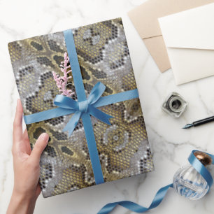 Papier Cadeau poster de animal cool motif de serpent python