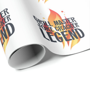 Papier Cadeau Poster de la légende du grill