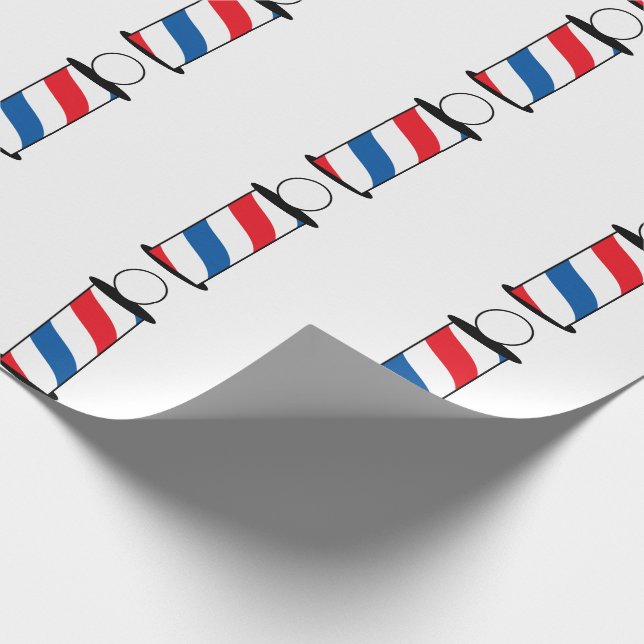 Papier Cadeau Poteau en barbier (Coin)