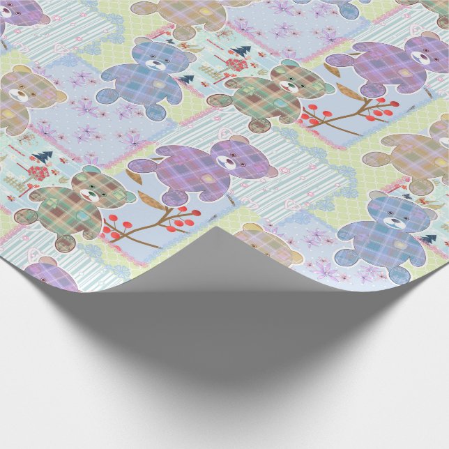 Papier Cadeau pour bébé, tout-petit (Coin)