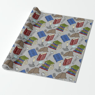 Papier Cadeau Pour Les Lecteurs Mystères Romans Livres Motivés