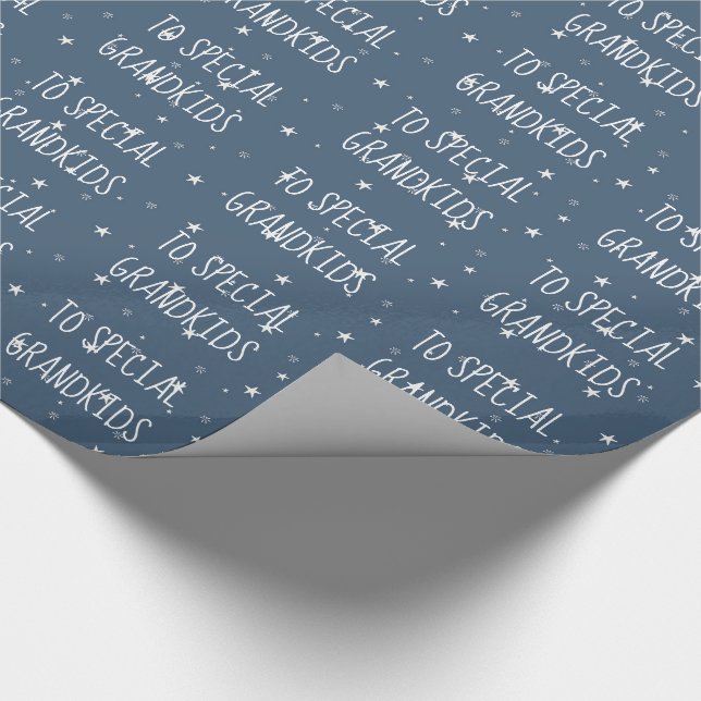 Papier Cadeau Pour les petits-enfants Livre blanc (Coin)