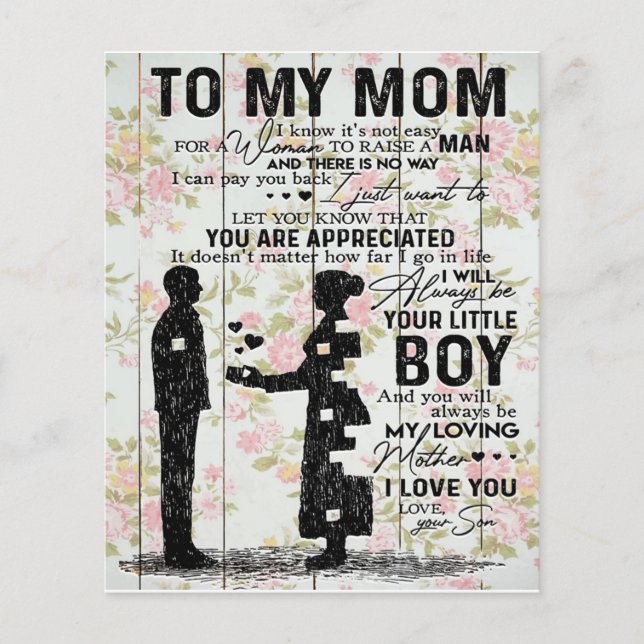 Papier Cadeau Pour Maman, À Ma Mère Meilleur Cadeau, (Devant)