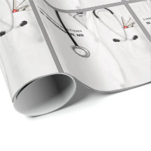 Papier cadeau pour médecin personnalisé