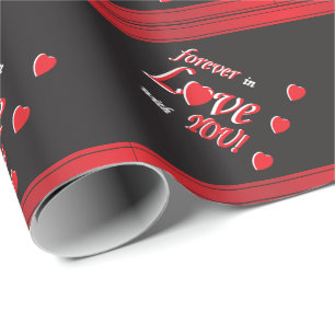 Papier Cadeau Pour toujours dans l'amour avec vous