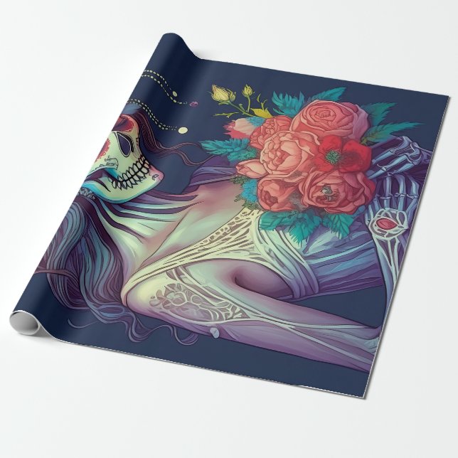 Papier Cadeau Pour toujours, pour toujours dévoué, rêver (Déroulé)