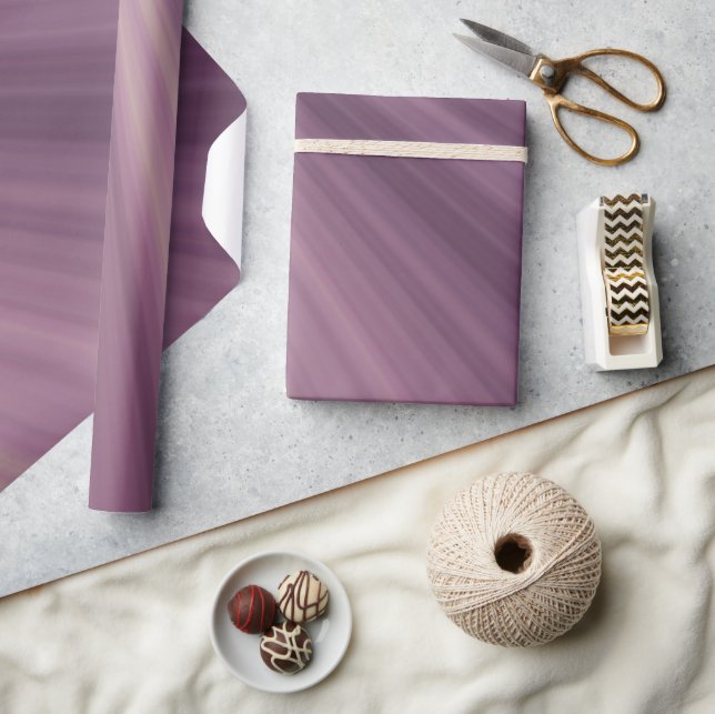 Papier Cadeau Poutres Lumineuses Sur Mauve (Artisanat)
