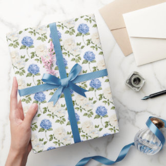 Papier Cadeau Prairie de rose chic