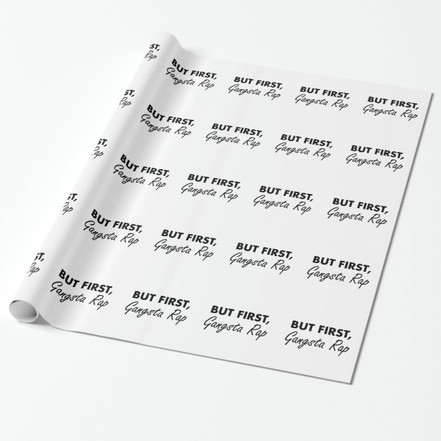 Papier Cadeau Premier coup sec et dur de Gangsta (Déroulé)
