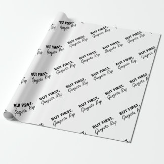 Papier Cadeau Premier coup sec et dur de Gangsta