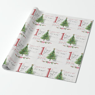 PAPIER CADEAU PREMIER JOUR DE PAPIER D'EMBALLAGE DE NOËL WEIMS