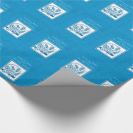 Papier Cadeau Première communion de Godson, blé, raisins bleu