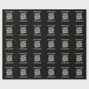 Papier Cadeau Premières impressions de la première année de prim