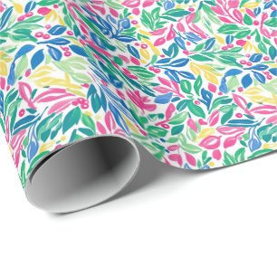 Papier Cadeau Preppy Palm Beach Christmas Holly