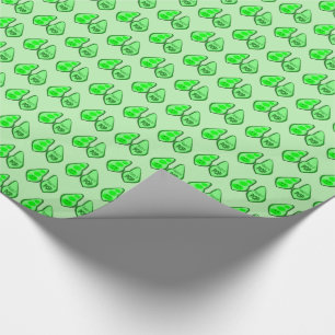 Papier Cadeau Prêt à cueillir des pois verts