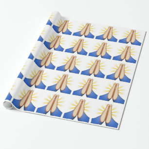 Papier Cadeau prier émoji