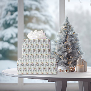 Papier Cadeau Prier Petite fille Ange avec ailes