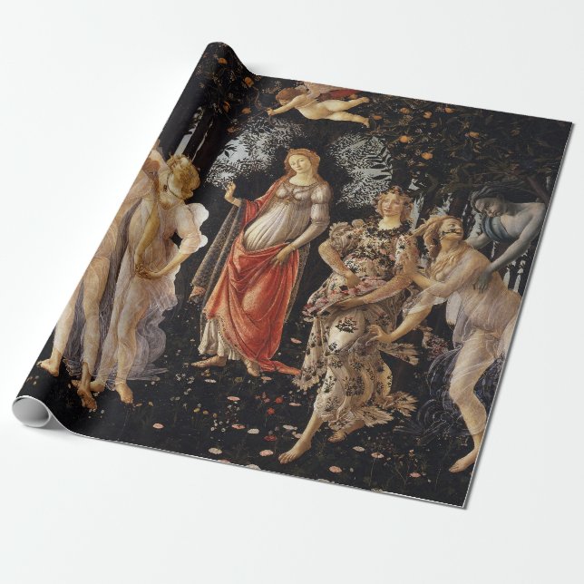 Papier Cadeau Primavera, Allegory of Spring by Sandro Botticelli (Déroulé)