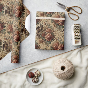 Papier Cadeau Prince des Pranks - Gothique Floral Bandana