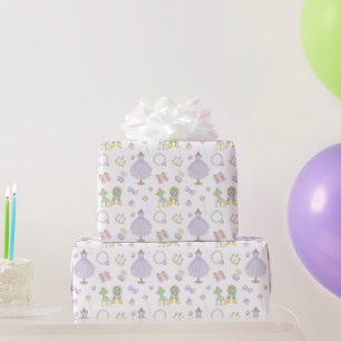 Papier Cadeau Princesse Baby shower Motif