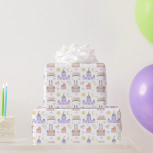 Papier Cadeau Princesse Baby shower Motif