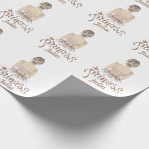 Papier Cadeau Princesse de luxe Anniversaire parties scintillant