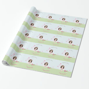 Papier Cadeau Princesse des Fées de Woodland