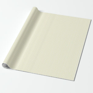 Papier Cadeau Printemps Été Doux Yellow Stripe Cadeau
