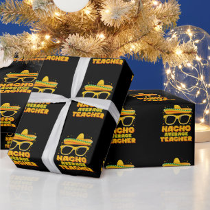 Papier Cadeau Prof pas moyen Cinco De Mayo Correspondant