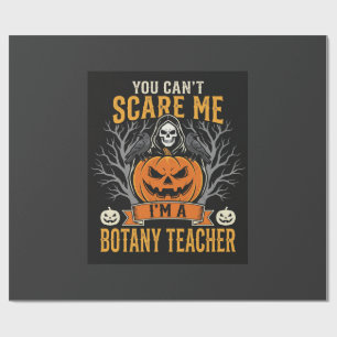 Papier Cadeau Professeur de botanique d'Halloween squelette Citr