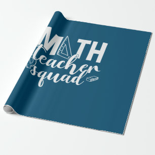 Papier Cadeau Professeur de mathématiques Équipe d'enseignants d