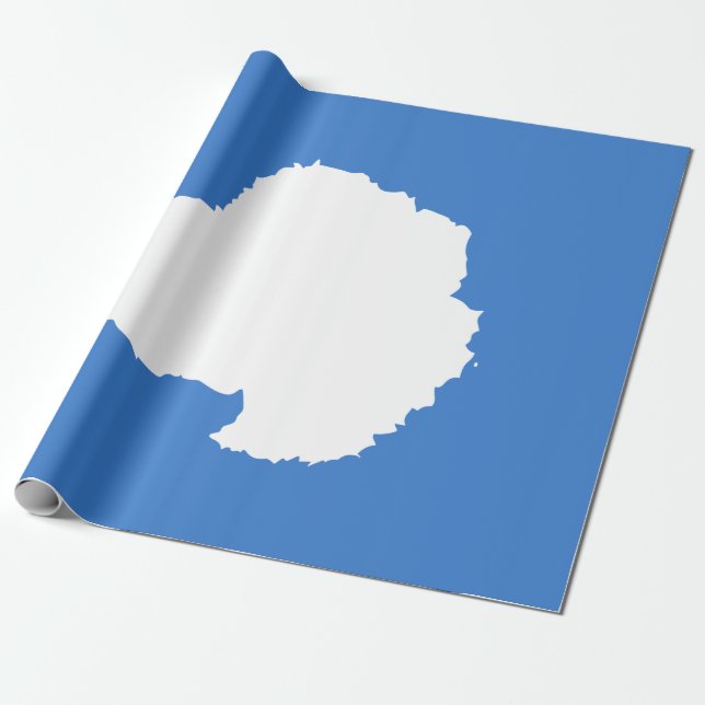 Papier Cadeau Projet de drapeau de l'Antarctique (par Graham Bar (Déroulé)