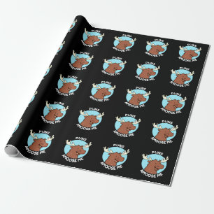 Papier Cadeau Puns Amoose Me Drôle Moose Pun Moose Dark BG