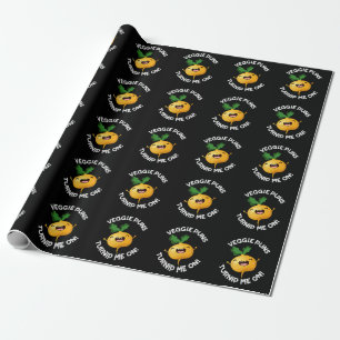 Papier Cadeau Puns Veggie Turnip Me Sur Pun Funny Dark BG