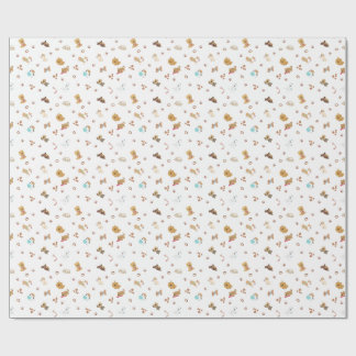 Papier Cadeau Puppy Love Seamless Pattern | Playful Dogs, Paw Pr