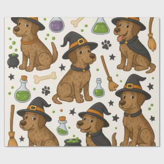 Papier Cadeau Pups Potion Party - Halloween Thème magique